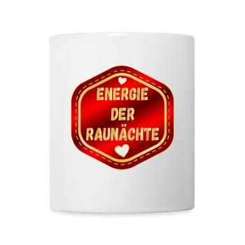 ENERGIE DER RAUNÄCHTE - Tasse - Weiß - Vorne