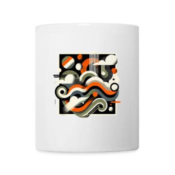 Bold Abstract Art in Vibrant Colors - Mug - white - Front