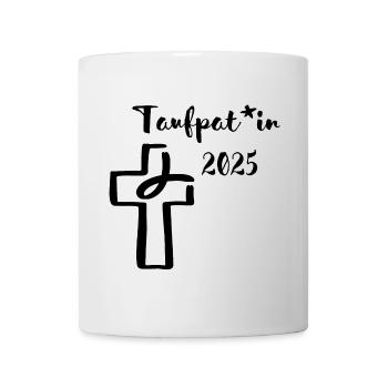Godfather 2025 : un poisson équitable entre les sexes plonge dans la croix - Mug blanc - blanc - Devant