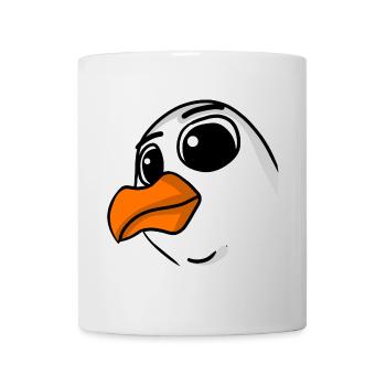 Möwe Kopf - Tasse - Weiß - Vorne