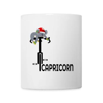 CHRISTMAS CYCLING DECEMBER BIRTHDAY CAPRICORN - Tasse - Weiß - Vorne