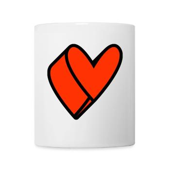 HEART. HAPPY BIRTHDAY. HAPPY BIRTHDAY - Mug - white - Front