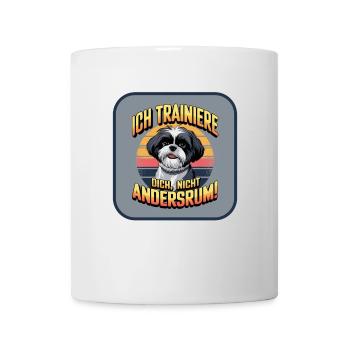Shih Tzu, I don't train you the other way around, dog - Mug - white - Front