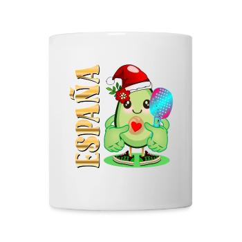 FROHE WEIHNACHTEN AVOCADO AVOCADO PADDEL - Tasse - Weiß - Vorne