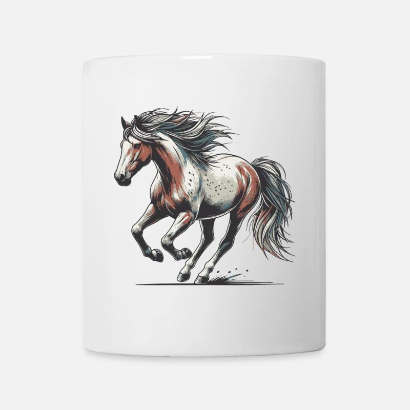 Pferd - Tasse - Weiß