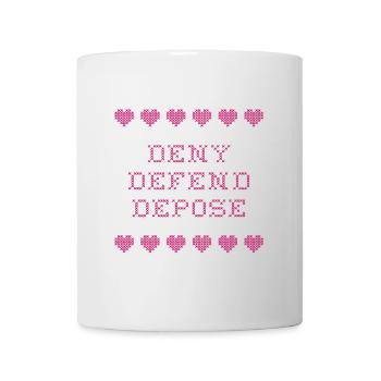 Deny Defend Depose - Mug - white - Front