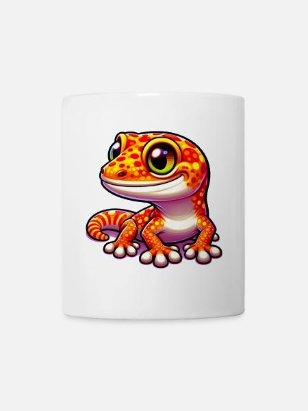 Gecko - Tasse - Weiß