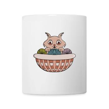 Korb Quietschen - Tasse - Weiß - Vorne
