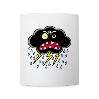 Sturmwolke Manga - Tasse - Weiß - Vorne