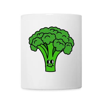 Brokkoli - Tasse - Weiß - Vorne