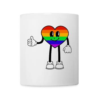 L’amour LGBTQ - Mug blanc - blanc - Devant