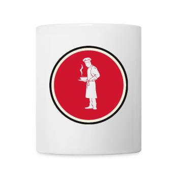 Koch Küchenchef - Tasse - Weiß - Vorne