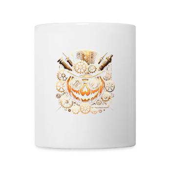 Steampunk Pumpkin Halloween Gear - Mug - white - Front