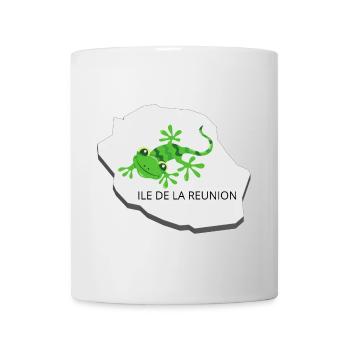 Grenouille tropicale Réunion - Mug blanc - blanc - Devant