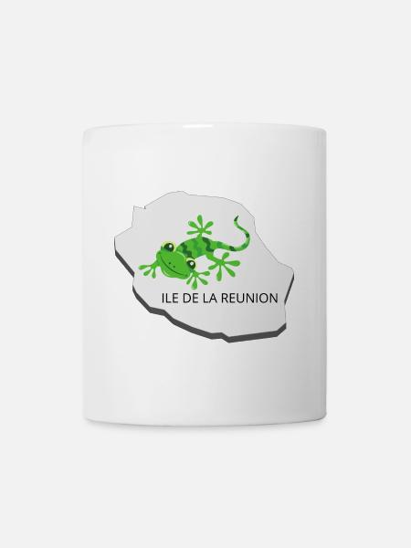 Grenouille tropicale Réunion - Mug blanc - blanc