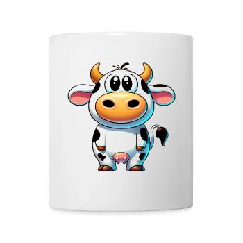 Vache - Mug blanc - blanc - Devant