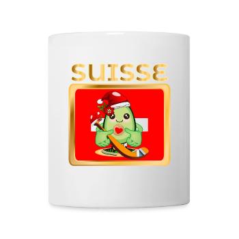 Père Noël AVOCAT HOCKEY SUR GLACE SUISSE - Mug - white - Front