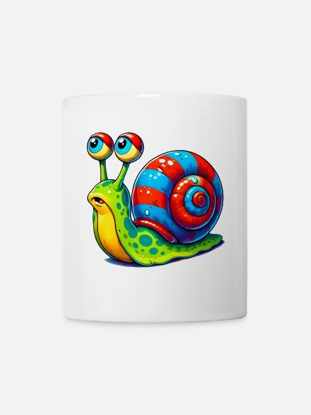Escargot - Mug blanc - blanc