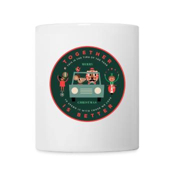 Gemeinsam unterwegs zu Weihnachten - Tasse - Weiß - Vorne
