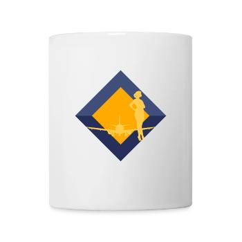 Flugbegleiter Flug - Tasse - Weiß - Vorne