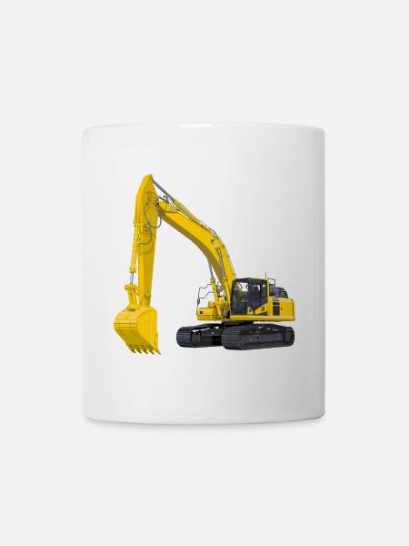 Bagger Bagger - Tasse - Weiß