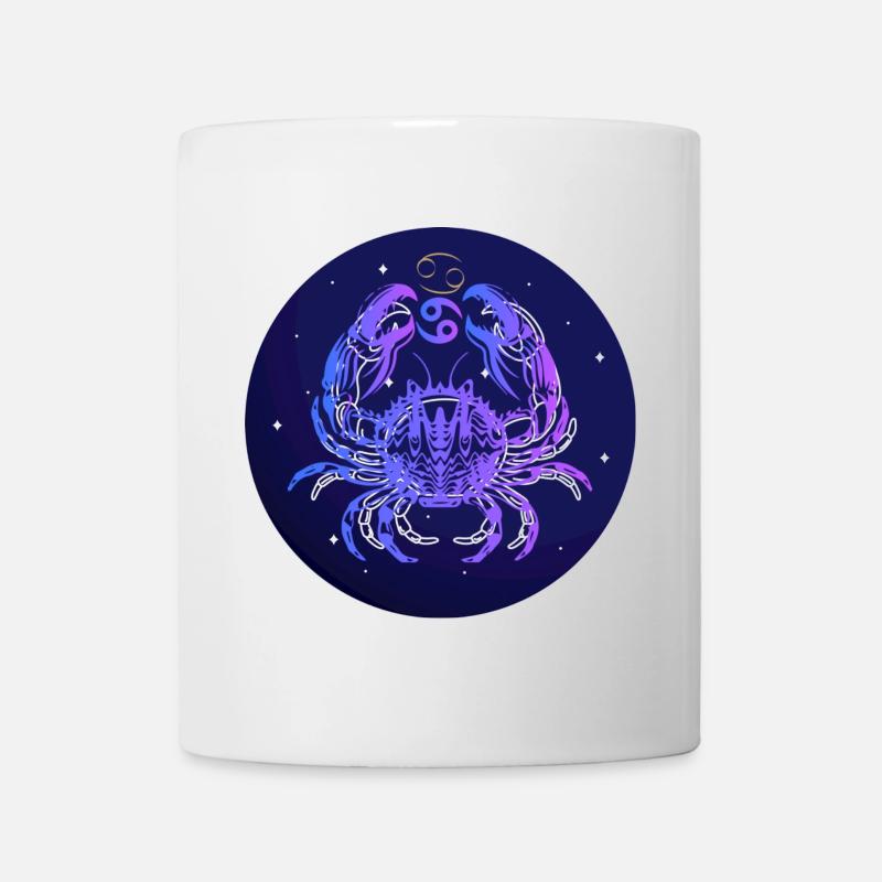 Créativité étoilée du cancer - Mug blanc - blanc