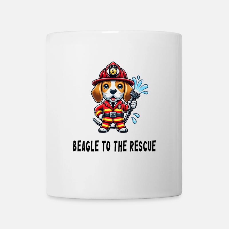 Beagle zur Rettung - Tasse - Weiß