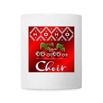 Cerises de Noël amusantes - Mug blanc - blanc - Devant