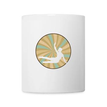 Entraînement de gymnastique Entraîneur de gymnastique Équilibre sur les mains - Mug blanc - blanc - Devant