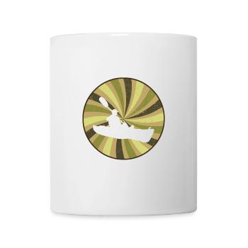 Kajakfahren Rafting - Tasse - Weiß - Vorne