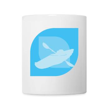 Kajakfahren Kanu - Tasse - Weiß - Vorne