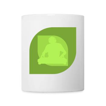 DJ Techno Discjockey - Tasse - Weiß - Vorne