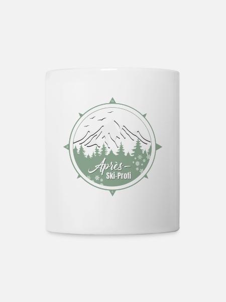 Skikompas - Tasse - Weiß
