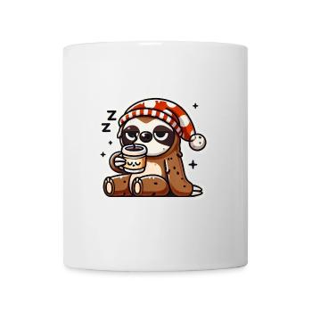 Its Monday Again Sleepy Sloth Design - Mug - white - Front