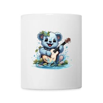 Le koala enchevêtré au banjo - Mug blanc - blanc - Devant
