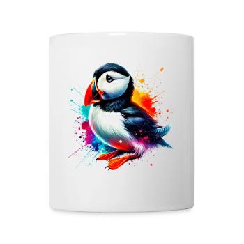 Papageitaucher - Tasse - Weiß - Vorne