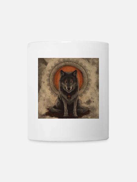 Esotericism Spirituality Mysticism Wolf - Mug - white