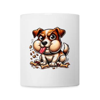 Jack Russell Terrier Leckerlie Design - Tasse - Weiß - Vorne