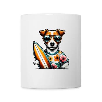 Jack Russell Terrier Surfer - Mug - white - Front