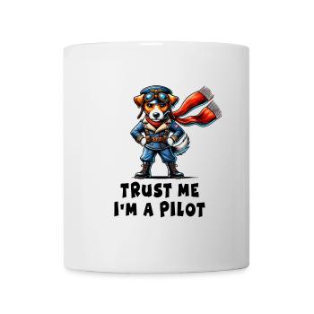 Jack Russell Terrier Pilot - Mug - white - Front