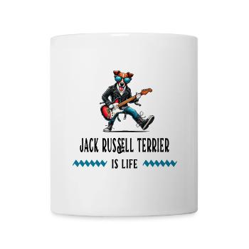 Jack Russell Terrier, c'est la vie - Mug blanc - blanc - Devant