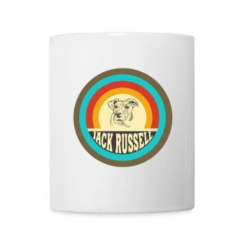 Mangez, dormez, répétez Jack Russell. - Mug blanc - blanc - Devant