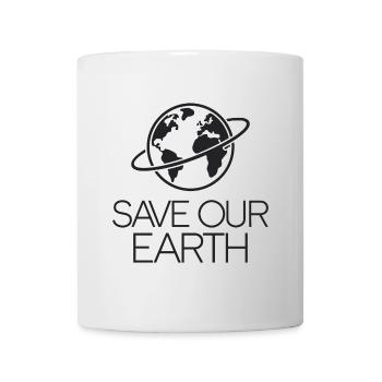 Save our Earth Earth Environmental Activist - Mug - white - Front