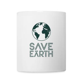 Save our Earth Earth Environmental Activist - Mug - white - Front