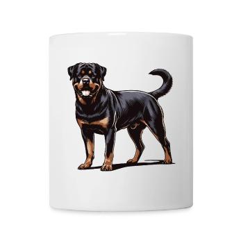 Rottweiler - Mug blanc - blanc - Devant