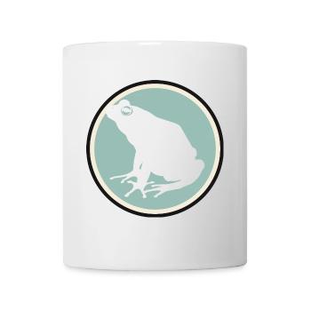 Frosch Quak Molch - Tasse - Weiß - Vorne