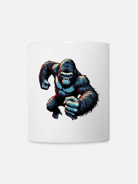 Gorilla - Tasse - Weiß
