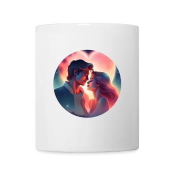 Zwei Liebende - Tasse - Weiß - Vorne