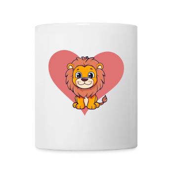 Loewe Leo - Tasse - Weiß - Vorne