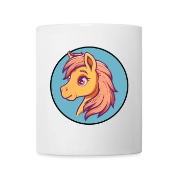 Pferde Ponyhof Pferd - Tasse - Weiß - Vorne